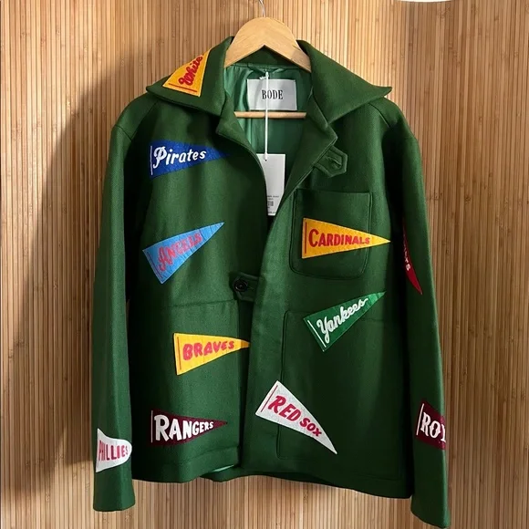 ジャケット・アウター BODE Bode | Jackets & Coats | Bode Evergreen Twill Jacket Green